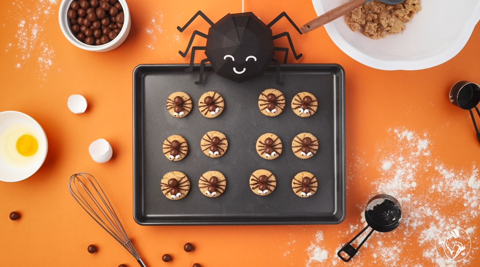 How to make Halloween spider cookies with Arm and Hammer Baking Soda