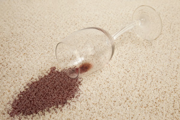 How to remove red wine stain from carpet