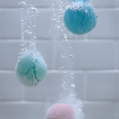 How to make bath bombs with baking soda.