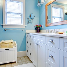 How to clean your bathroom with baking soda.