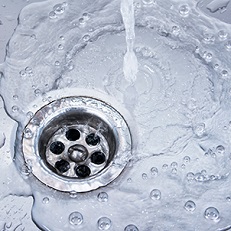 How to clean drains with baking soda.