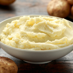How to make fluffy mashed potatoes with baking soda.