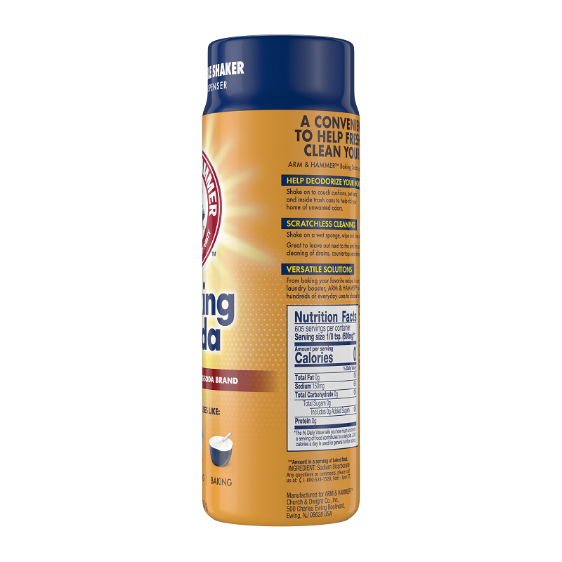 Baking Soda Shaker for Baking, Cleaning, Odors & More ARM & HAMMER™