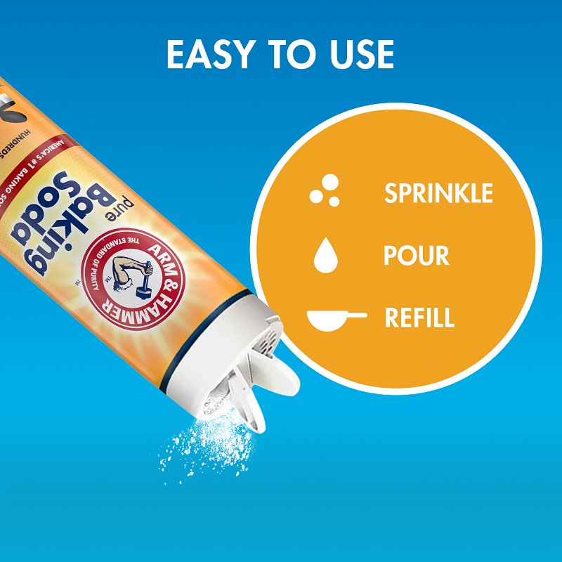 Baking Soda Shaker for Baking, Cleaning, Odors & More ARM & HAMMER™