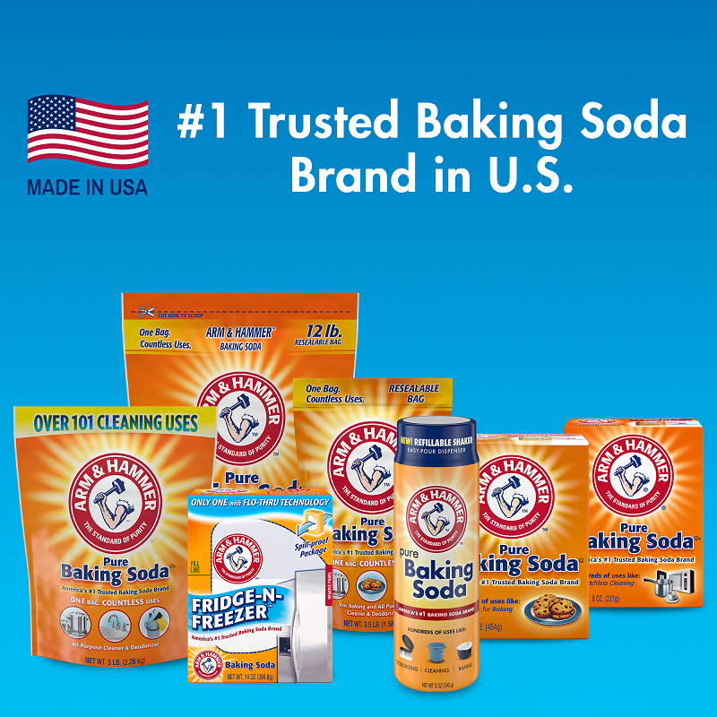 Baking Soda Shaker for Baking, Cleaning, Odors & More ARM & HAMMER™