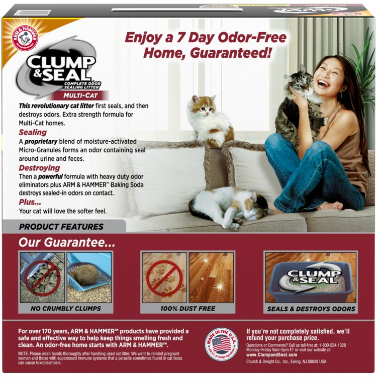 ARM & HAMMER™ Clump & Seal™ Complete Odor Sealing Clumping Litter (type)