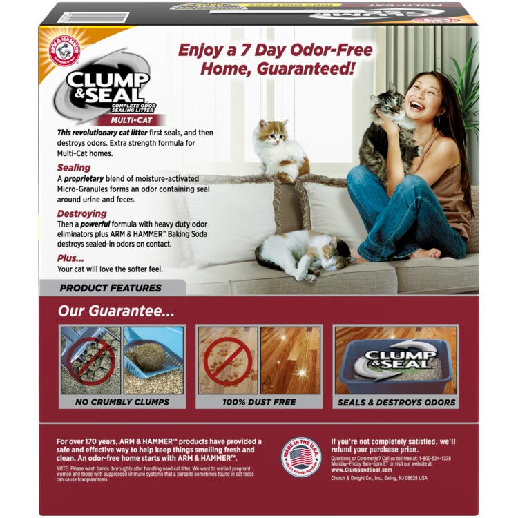 ARM & HAMMER™ Clump & Seal™ Complete Odor Sealing Clumping Litter (type)