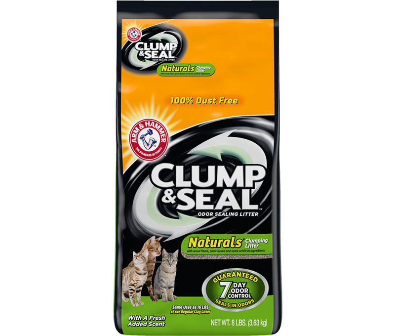 Clump Seal Naturals Clumping Cat Litter 8 lb