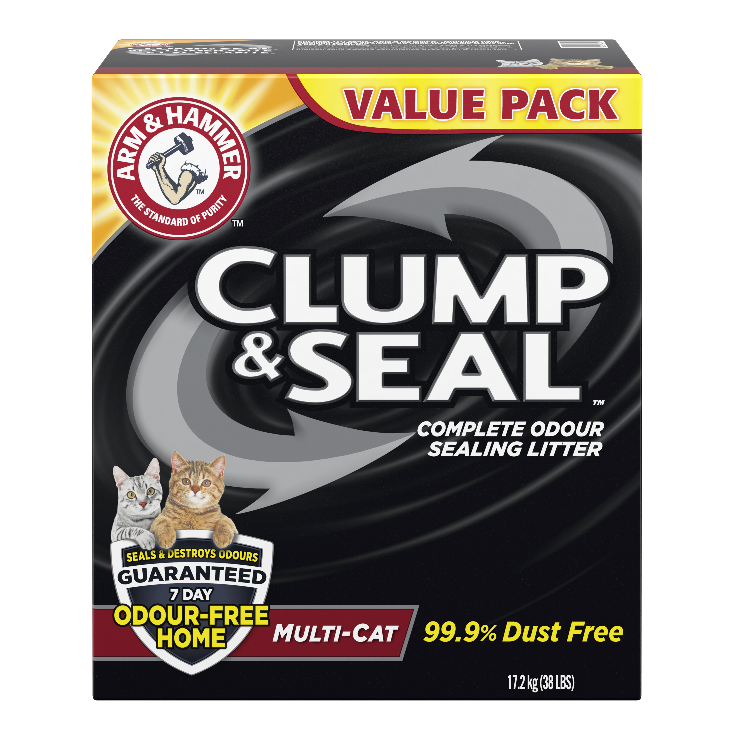 ARM & HAMMER™ Clump & Seal™ Complete Odour Sealing Clumping Litter (type)