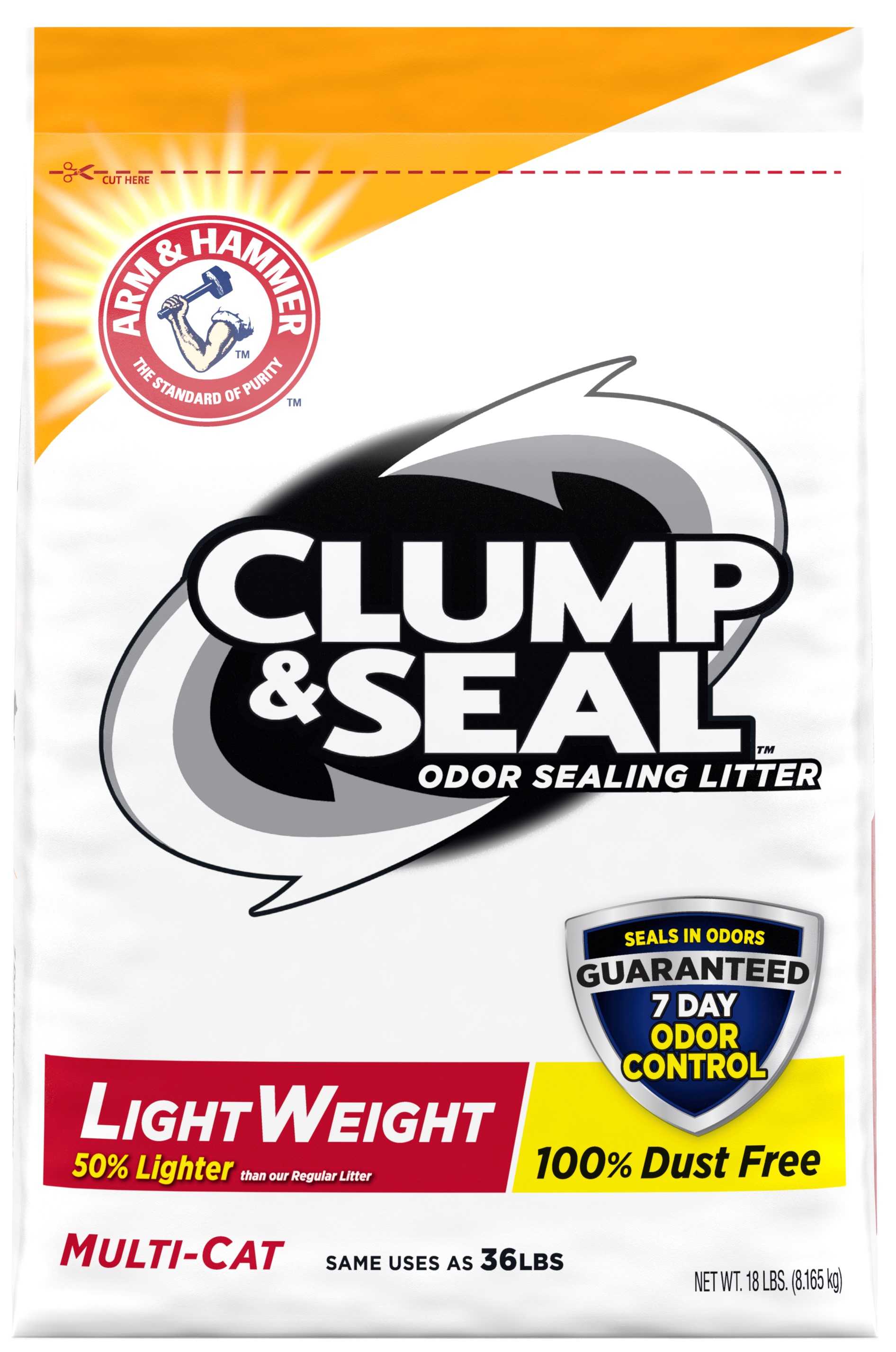 Clump and seal microguard 28 lbs outlet