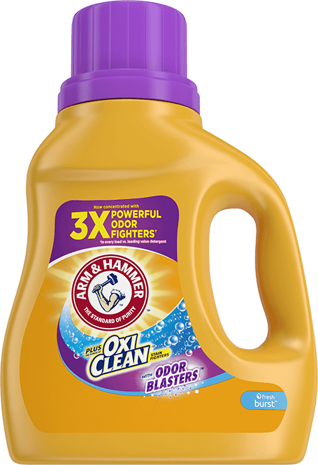 Arm Hammer Plus Oxiclean With Odor Blasters Fresh Burst Eliminating High Efficiency He Liquid Laundry Detergent