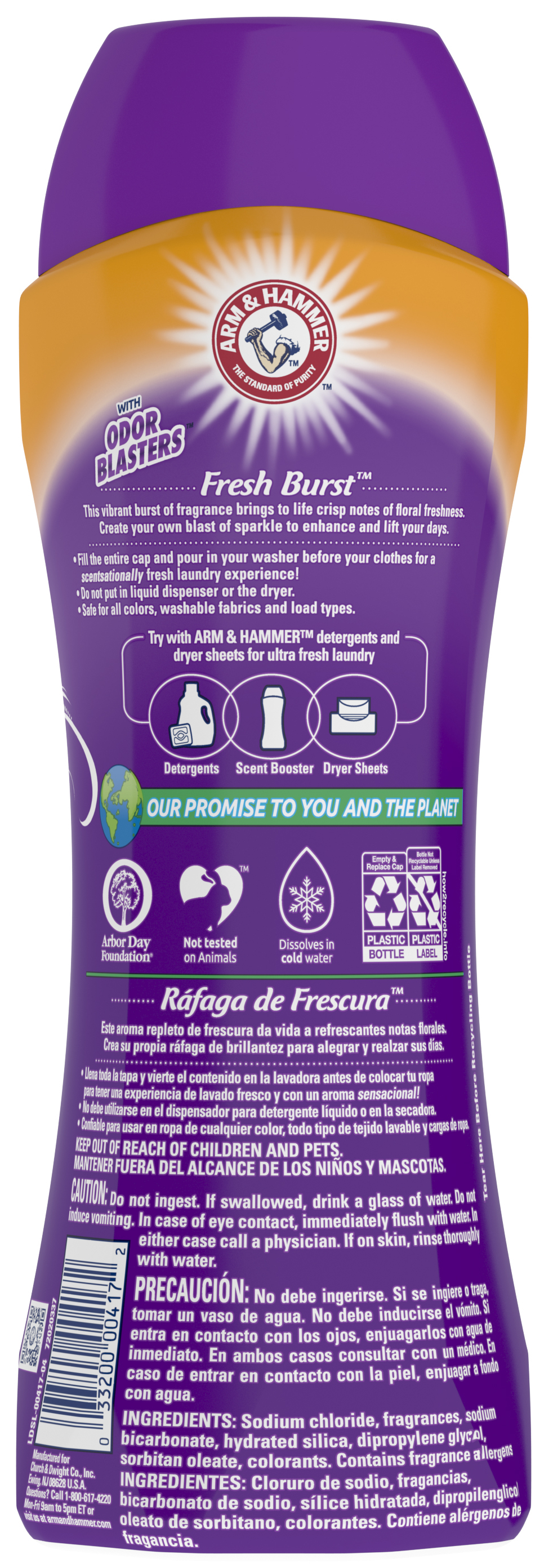 ARM & HAMMER™ Clean Scentsations™, InWash Scent Booster, Fresh Burst