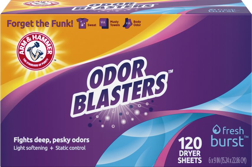 Odor Blasters™ Dryer Sheets, Fresh Burst™ Scent