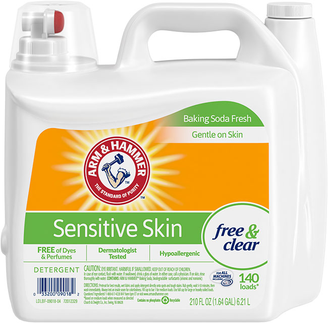 Arm Hammer Sensitive Skin Free Clear, Arm And Hammer Free And Clear