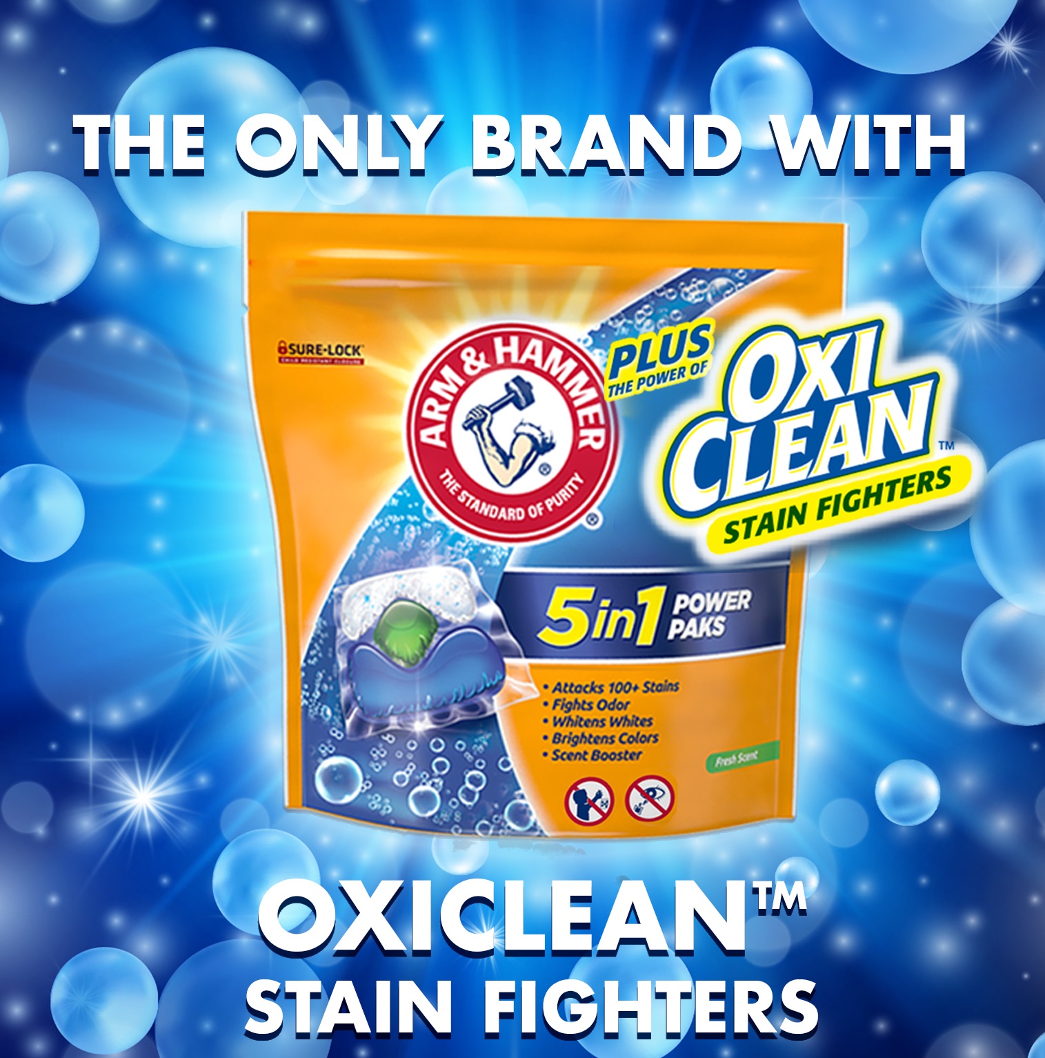 ARM & HAMMER™ 5in1 Power Paks