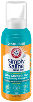 Simply Saline™ Extra Strength Plus Calming Eucalyptus, Severe Congestion