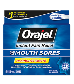 baby orajel swabs