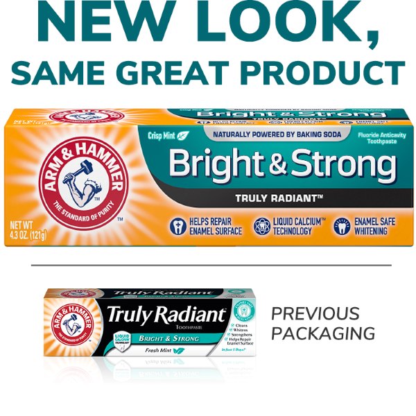 Bright and Strong Truly Radiant Toothpaste 43 oz