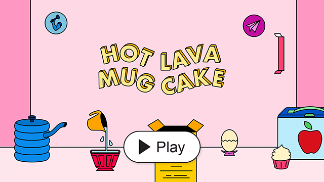 Hot Lava Mug Cake