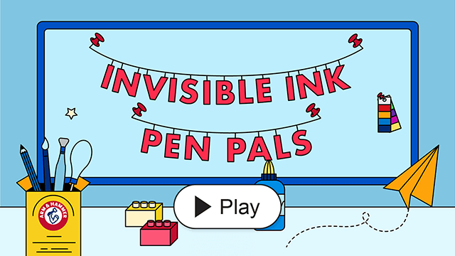 Invisible Ink Pen Pals