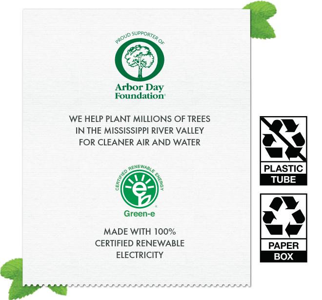 Arbor Day Foundation and Green-e logos